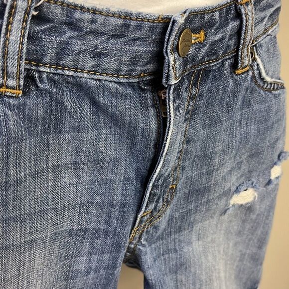 L.O.G.G Blue Denim Distressed Shorts- Size 27 - Picture 3 of 8